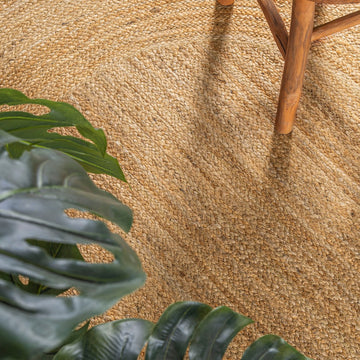 Harmony Boho Jute Circle Area Rug